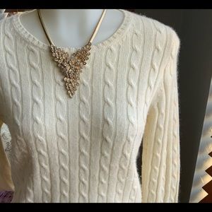 Gold and “diamond” necklace